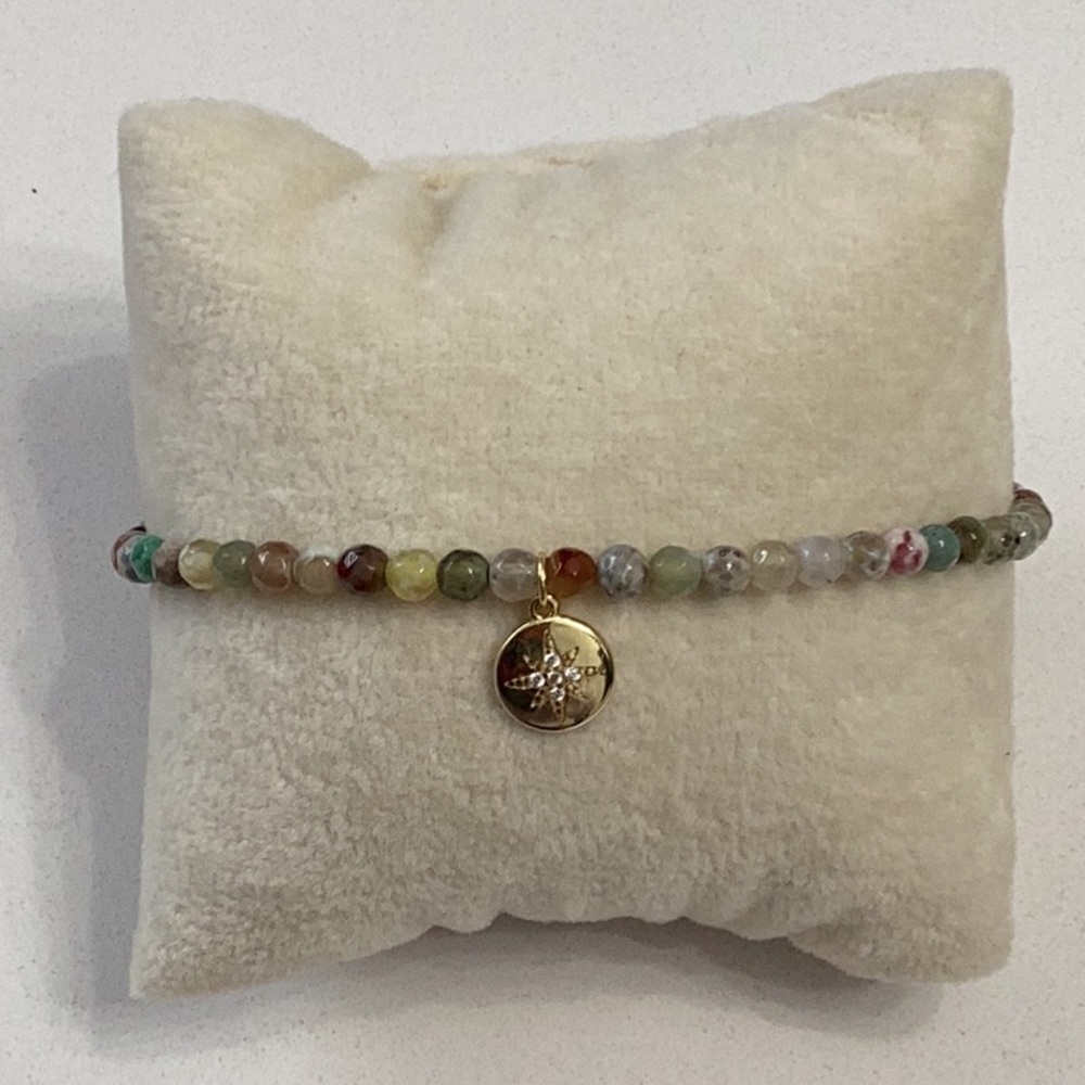 stone Bracelet 7” like new
